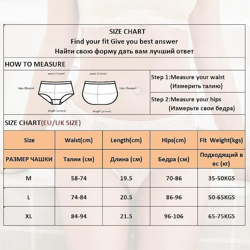 2 Pack Lace Underwear Cotton Crotch Briefs Underpants Floral Mesh Lingerie Panties