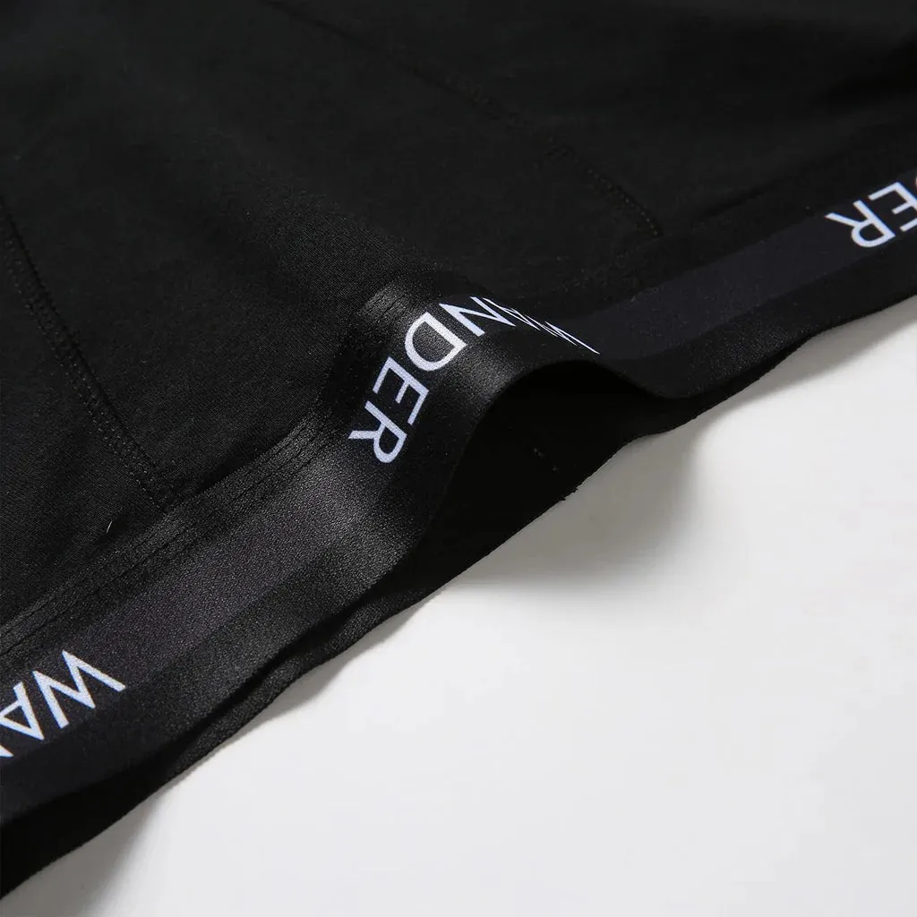 2 Pcs Black Women's Boxer Underwear, Women's Boyshort Panties