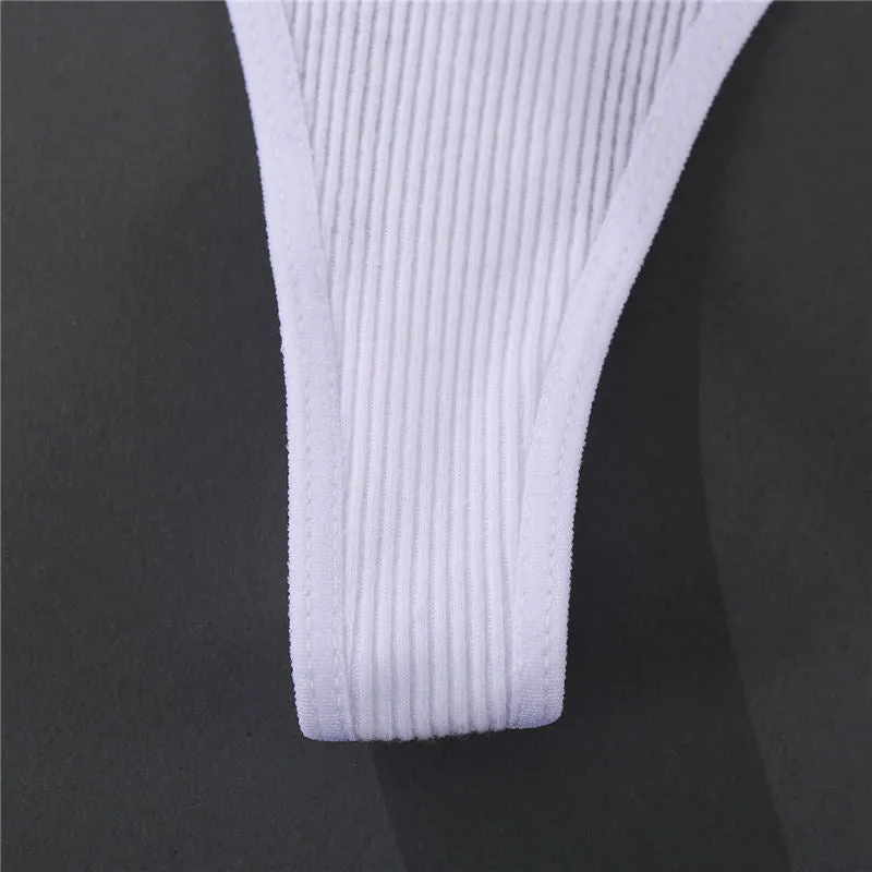 3 Pack 8 Colors Thong G-String Cotton Mix Thongs Panties V Waist Underpants Pantys Lingerie