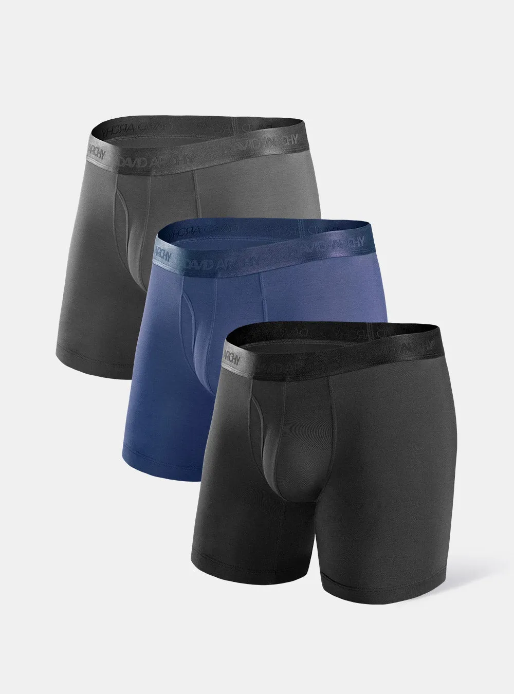 3 Packs Micro Modal One Pouch Boxer Briefs