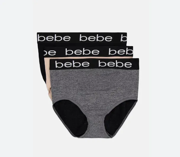 3PKBF1366, Bebe Ladies 3pk Panties