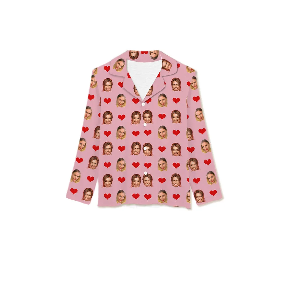 4FunGift® Custom Unisex Face Photo Pajamas