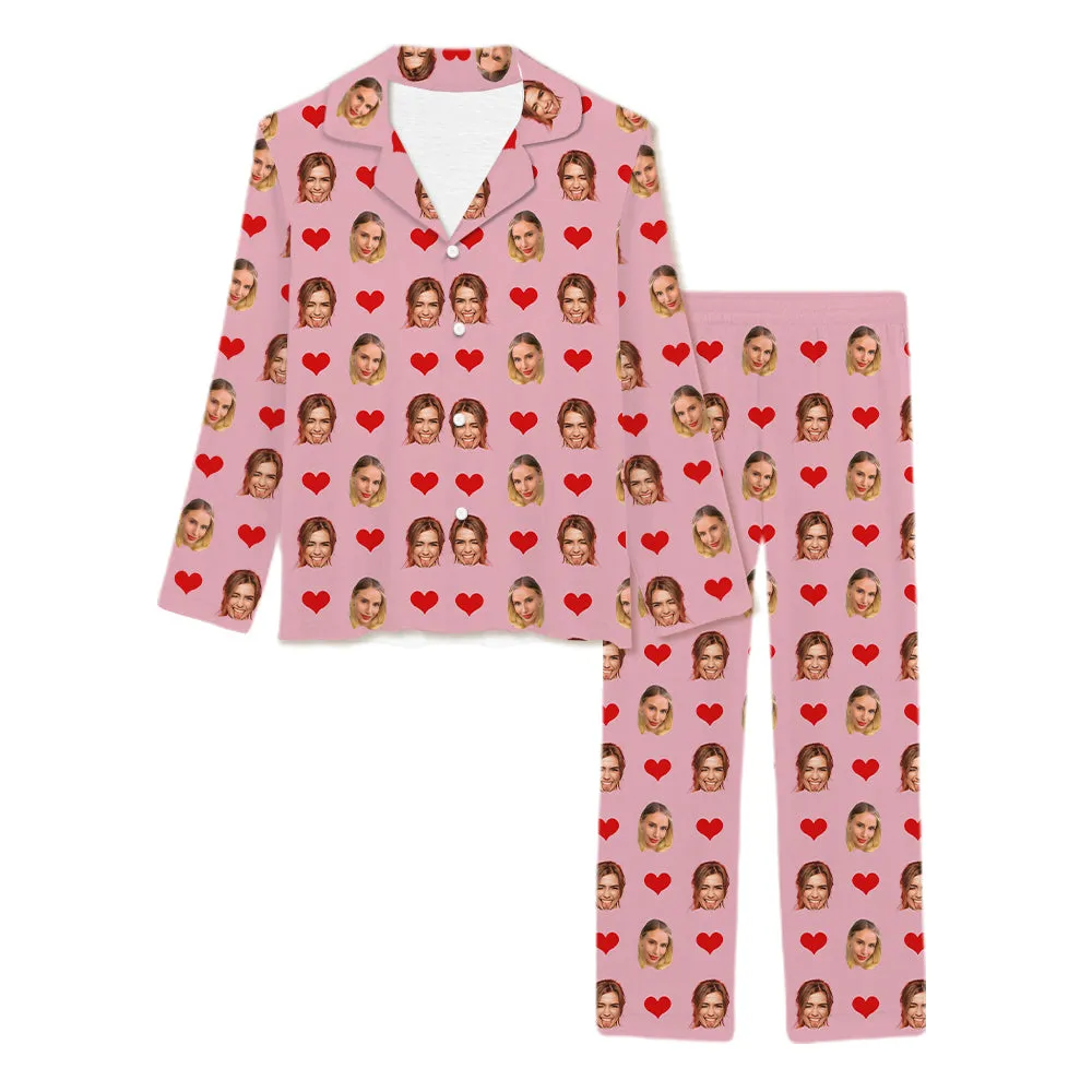4FunGift® Custom Unisex Face Photo Pajamas