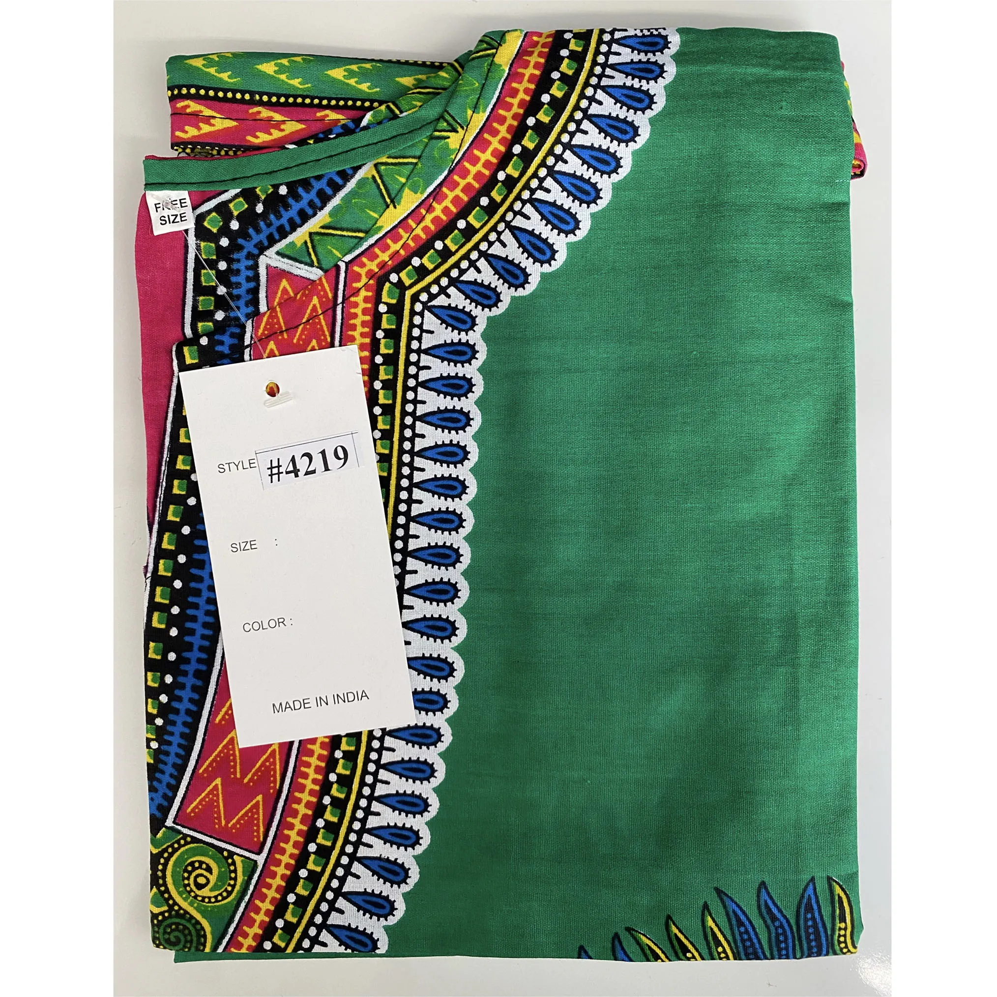 African Children's Unisex Dashiki Short Sleeve Short Set #4219