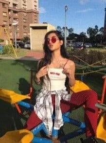 Anti You - Burger Bae Tube Camisole