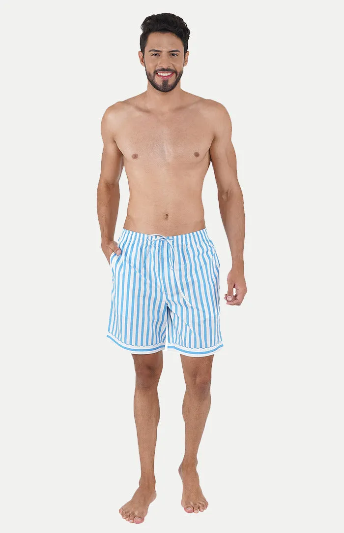 AQUA BLUE | BLUE CO-ORD SET | LOUNGEWEAR SET | 100% COTTON
