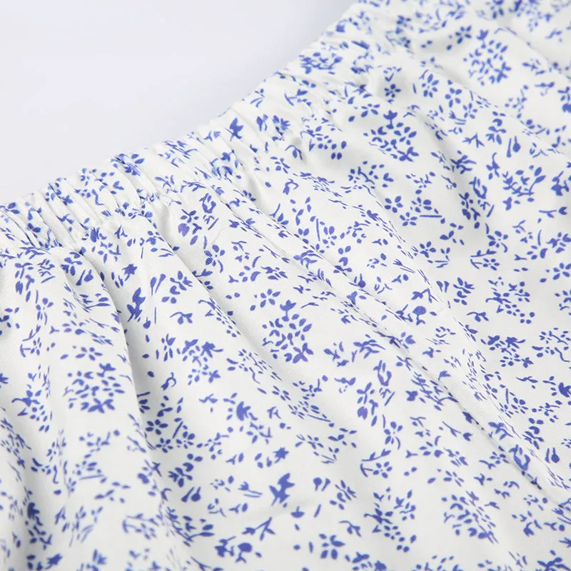 Aria Mini Floral Shorts Set