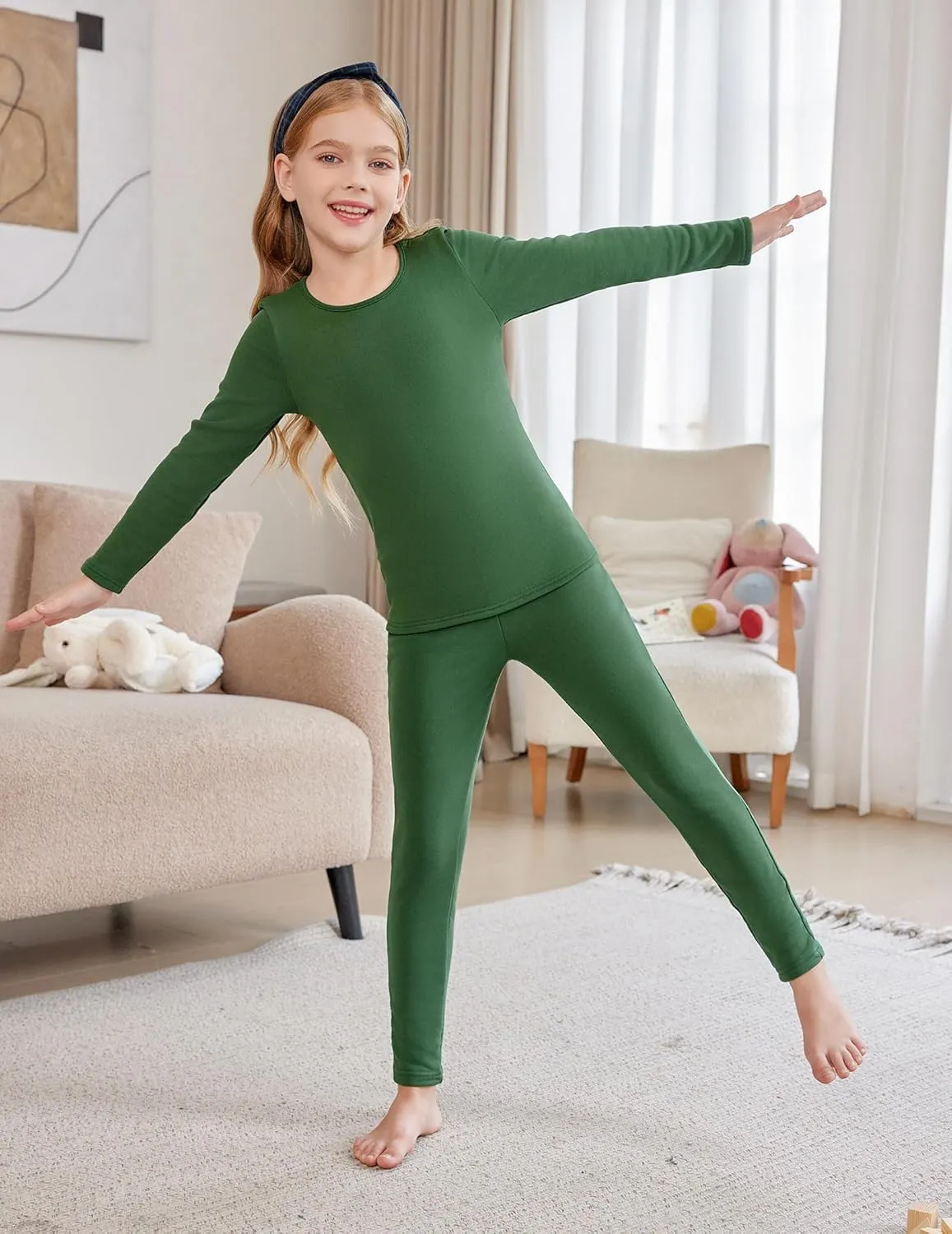 Arshiner Girls Thermal Underwear Set