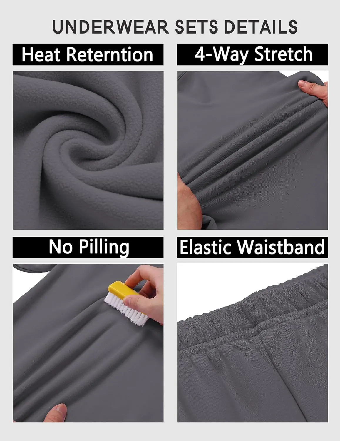 Arshiner Girls Thermal Underwear Set