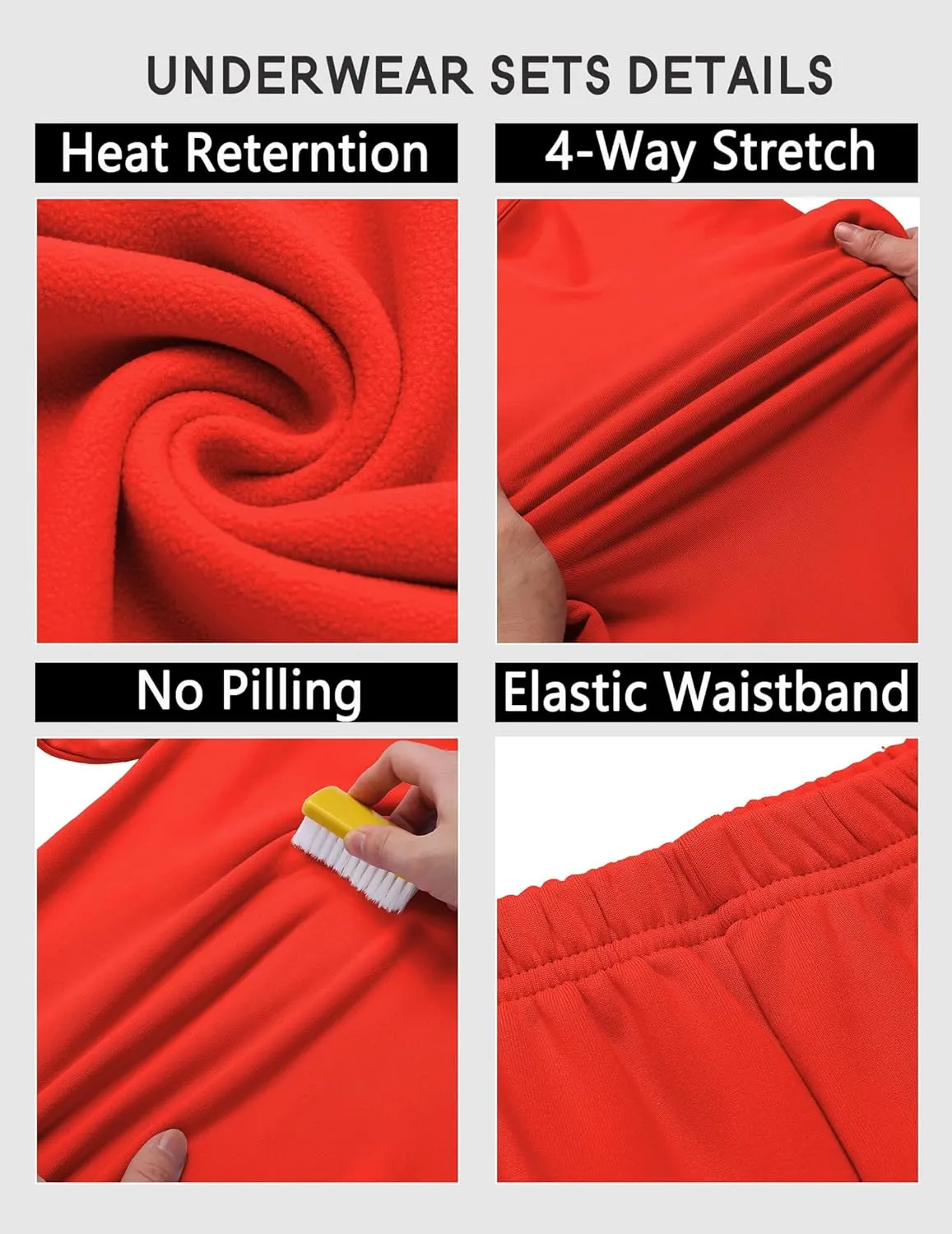 Arshiner Girls Thermal Underwear Set