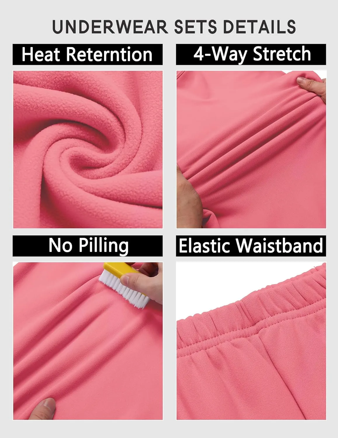 Arshiner Girls Thermal Underwear Set