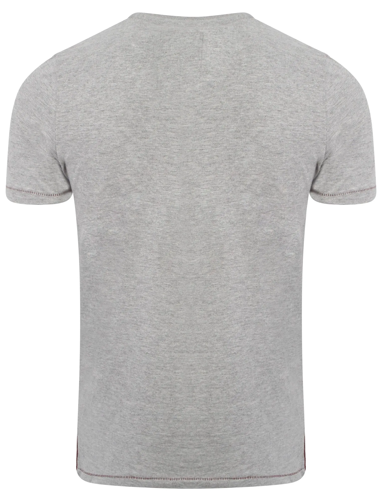 Ashton Cotton V Neck T-Shirt in Grey Marl - Tokyo Laundry