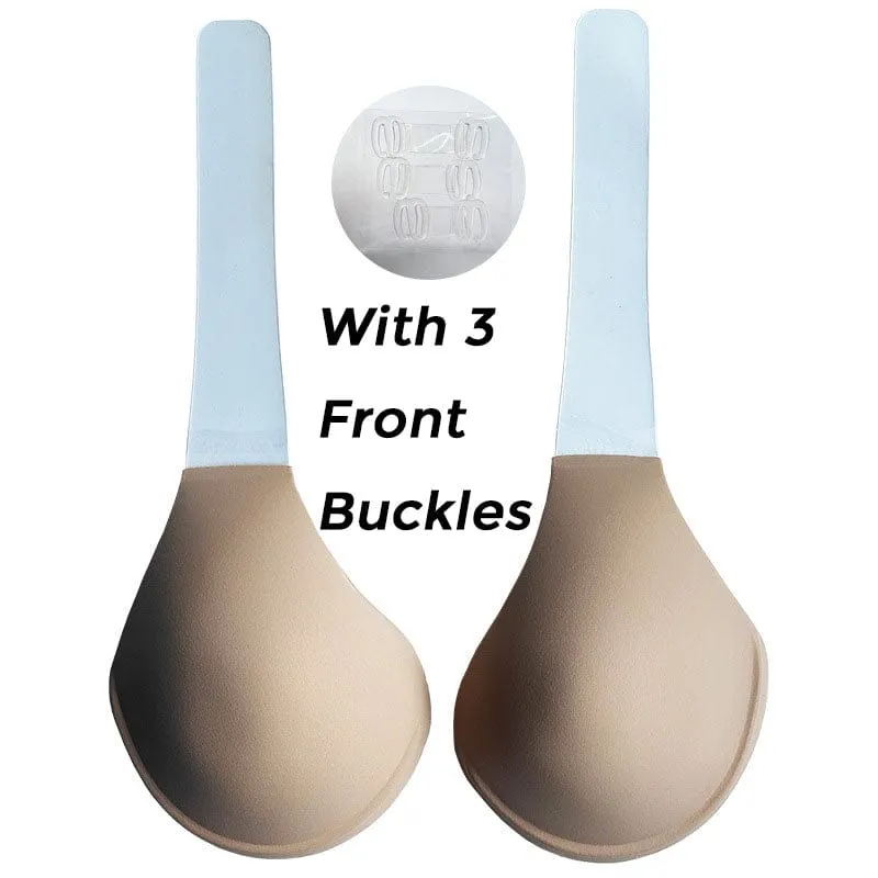 Backless Stick On Push Up Bra Strapless Self Adhensive Bra For Big Busts-Reusable