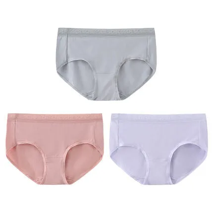 Becover Collection-Women's 80s Modal Hipster Panties (Mixed-Color 3pcs Pack)