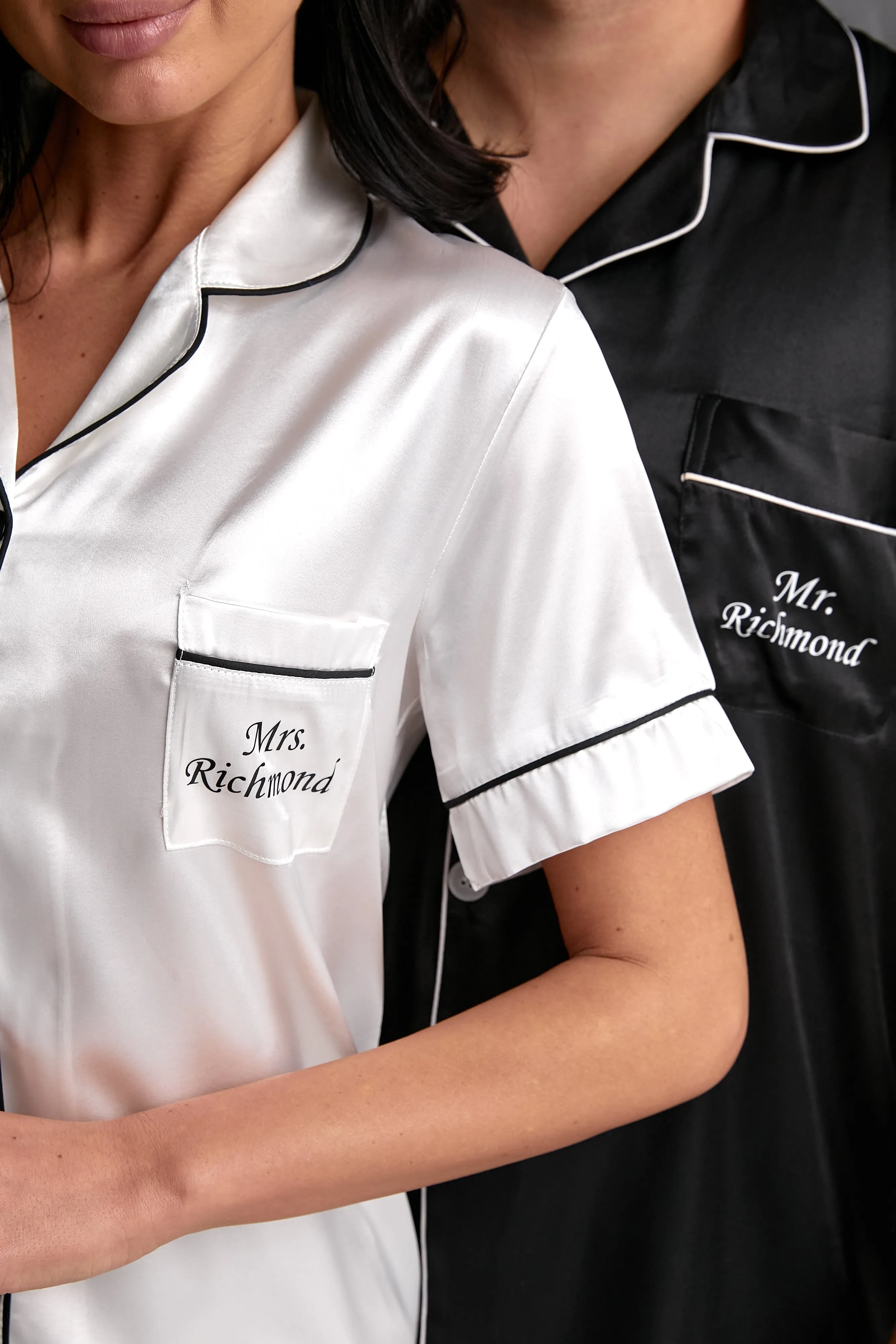 Best Mom and Best Dad Personalized Pajamas - Short   Long