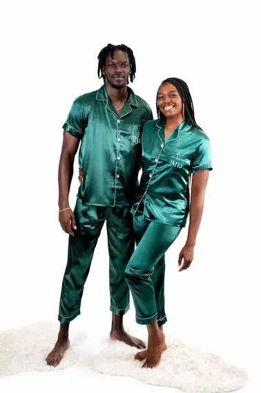 Best Mom and Best Dad Personalized Pajamas - Short   Long