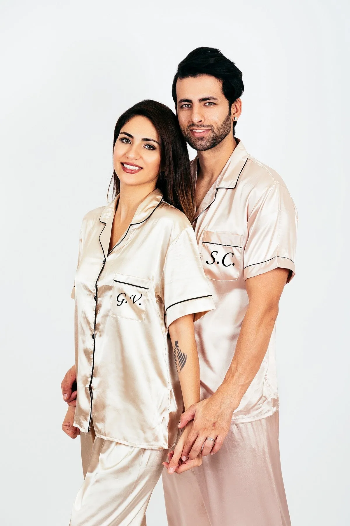 Best Mom and Best Dad Personalized Pajamas - Short   Long