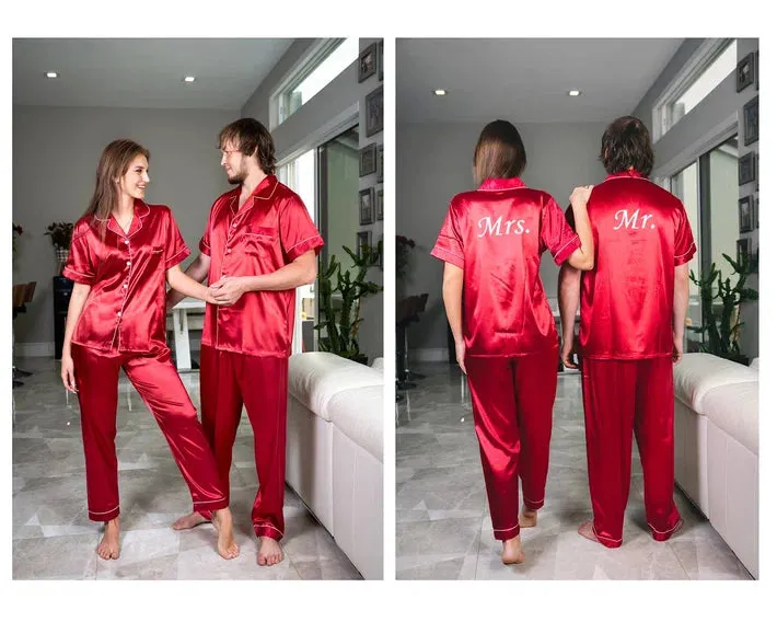 Best Mom and Best Dad Personalized Pajamas - Short   Long