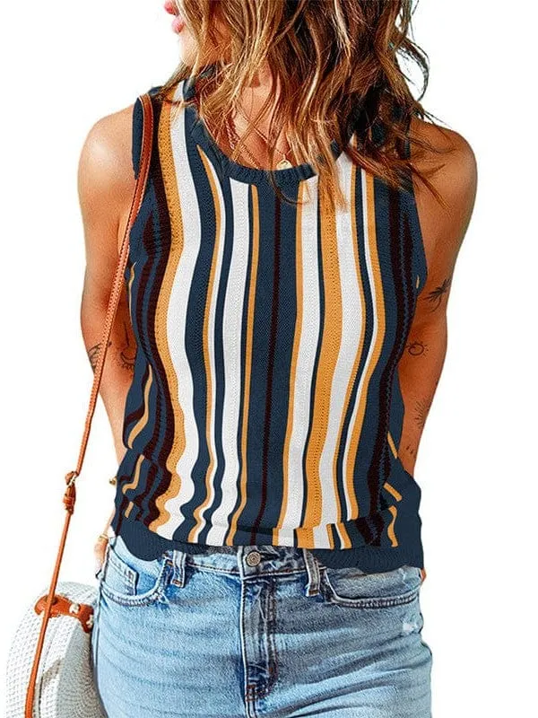 Black and White Dalmatian Print Halter Top