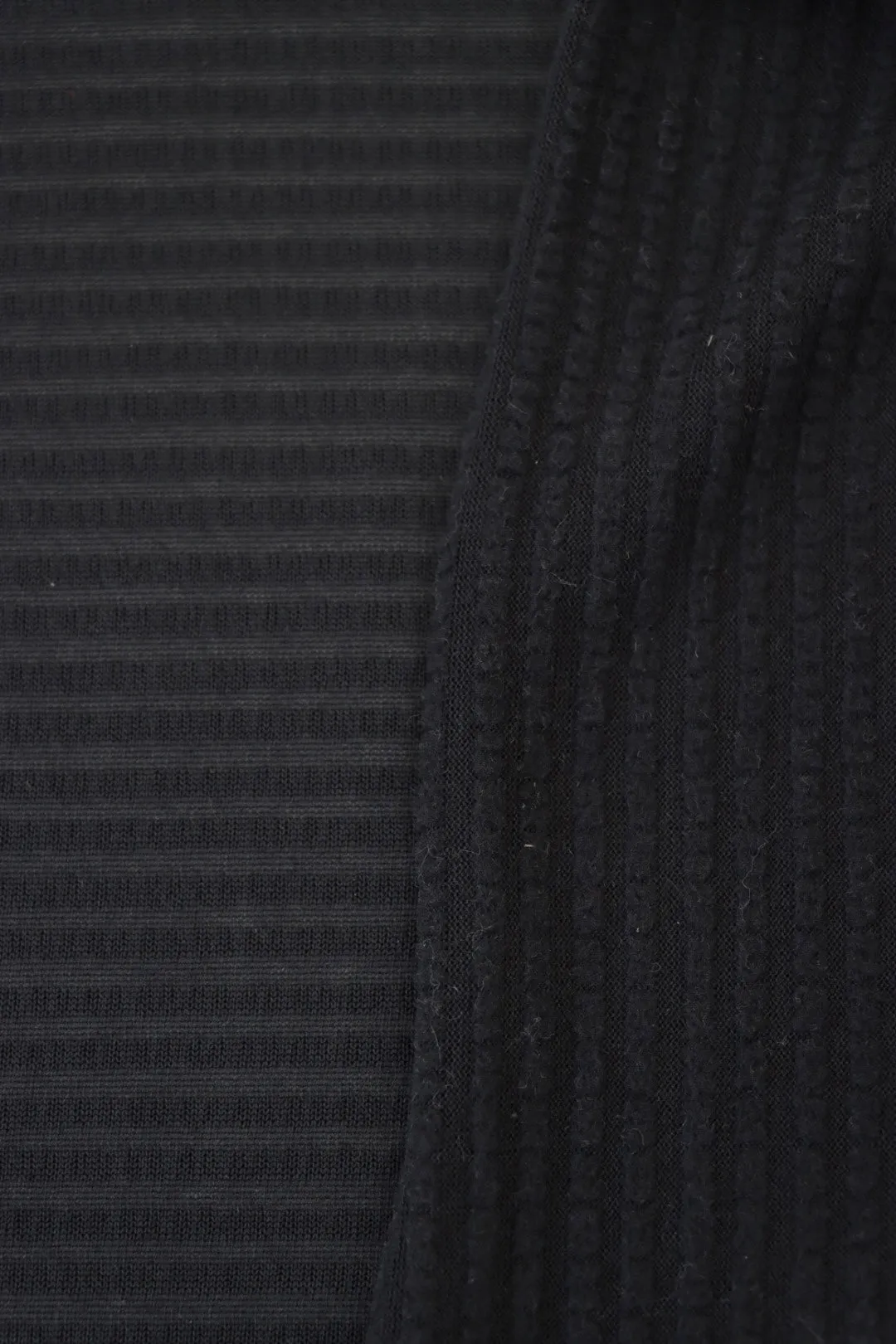 Black Polartec Power Grid Fleece
