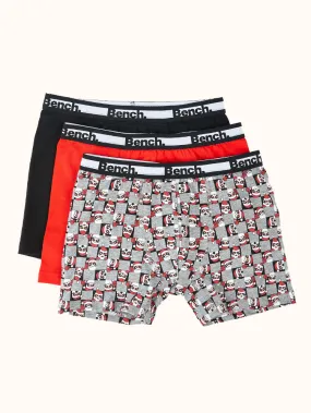 Boys' Holiday Boxer Briefs (3 Pack) - Assorted Colors