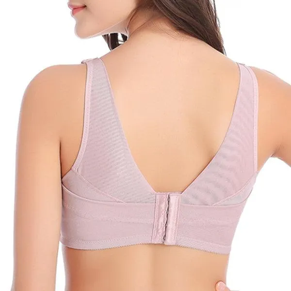Breathable Plus Size Push Up Gather Bras