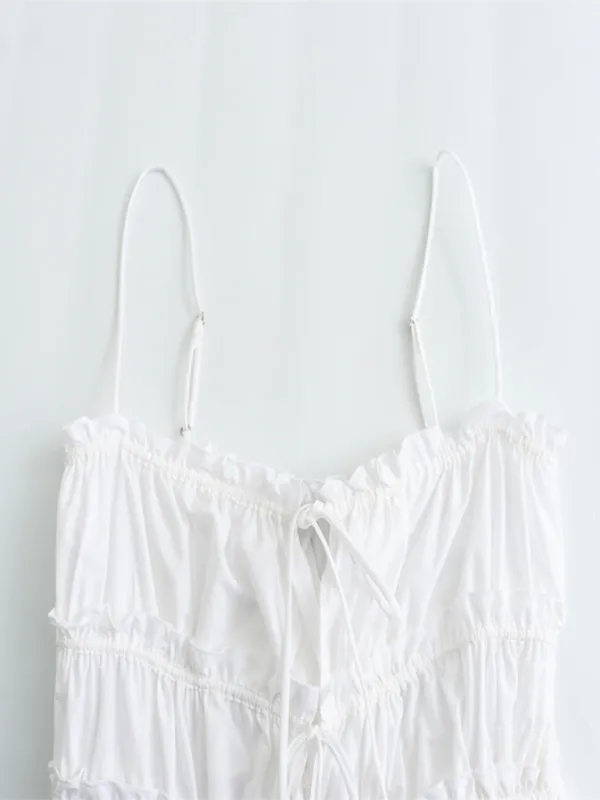 Brylee Women's Fashion Casual Bow Decorated Camisole Top