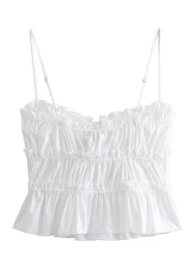 Brylee Women's Fashion Casual Bow Decorated Camisole Top