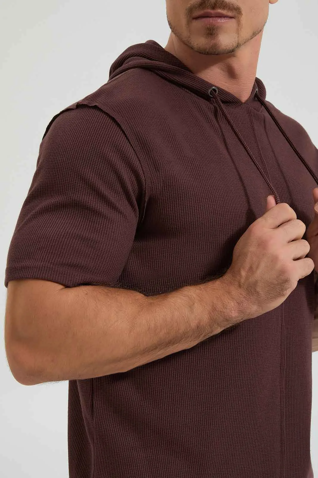Burgundy Loungewear Top