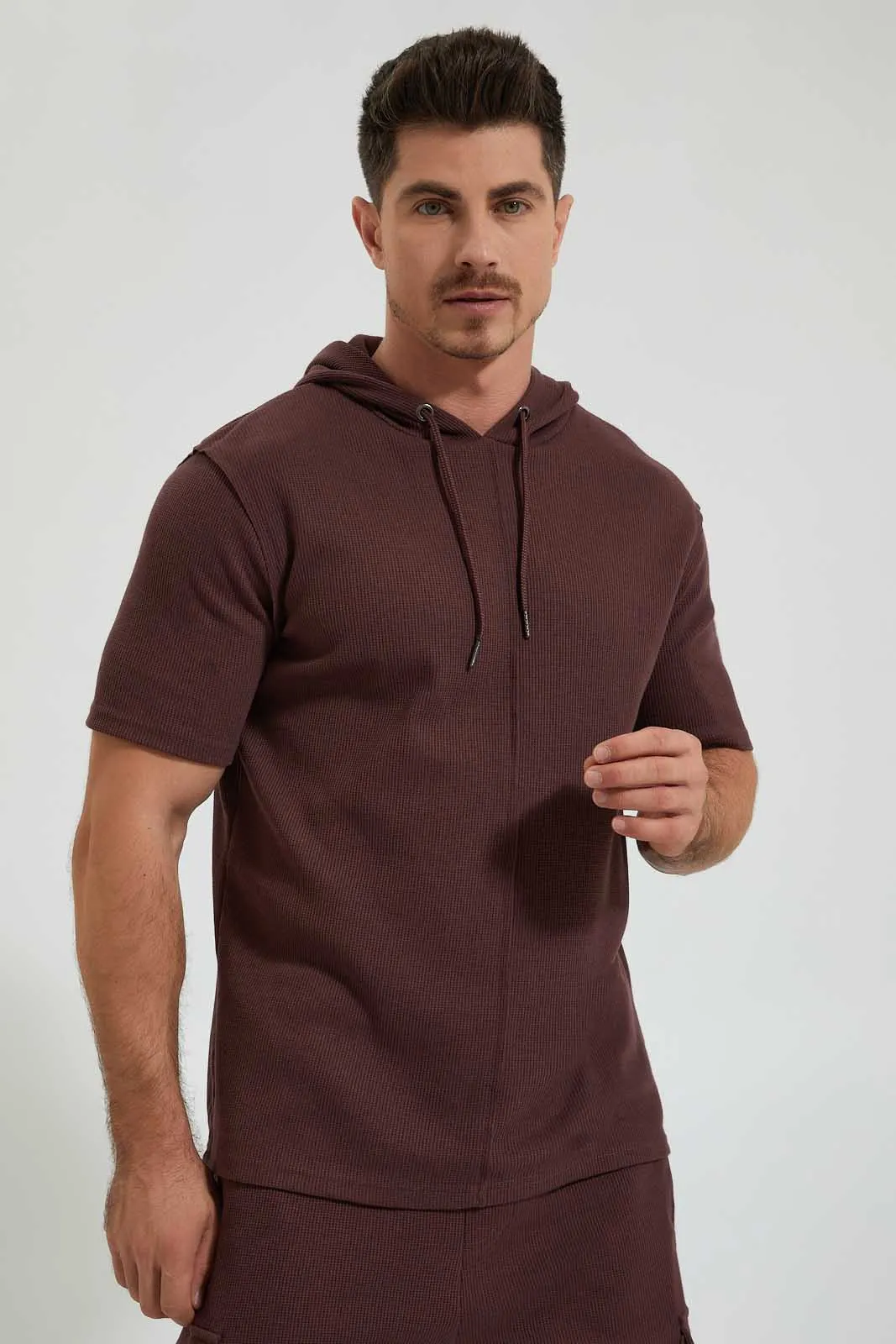 Burgundy Loungewear Top