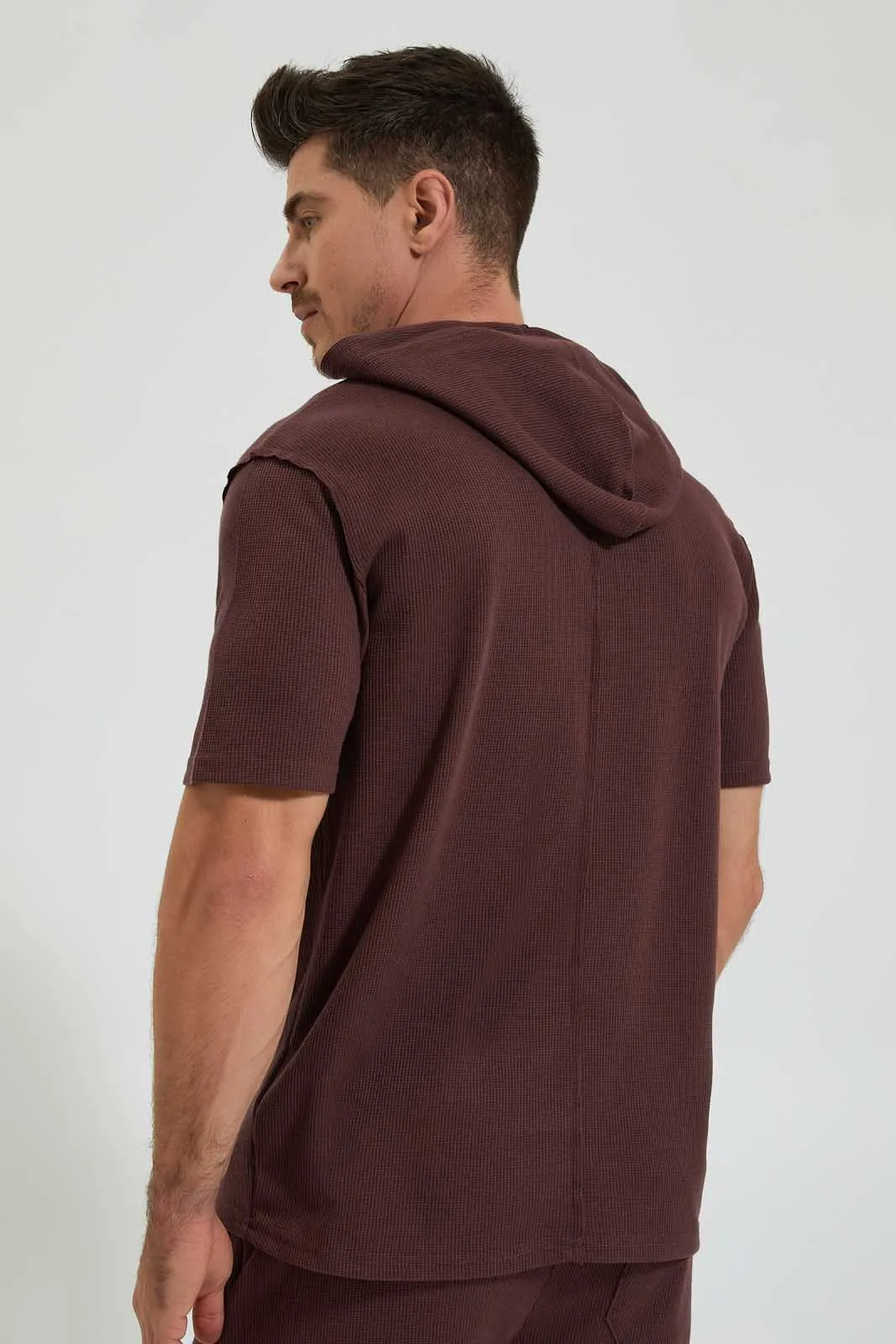 Burgundy Loungewear Top