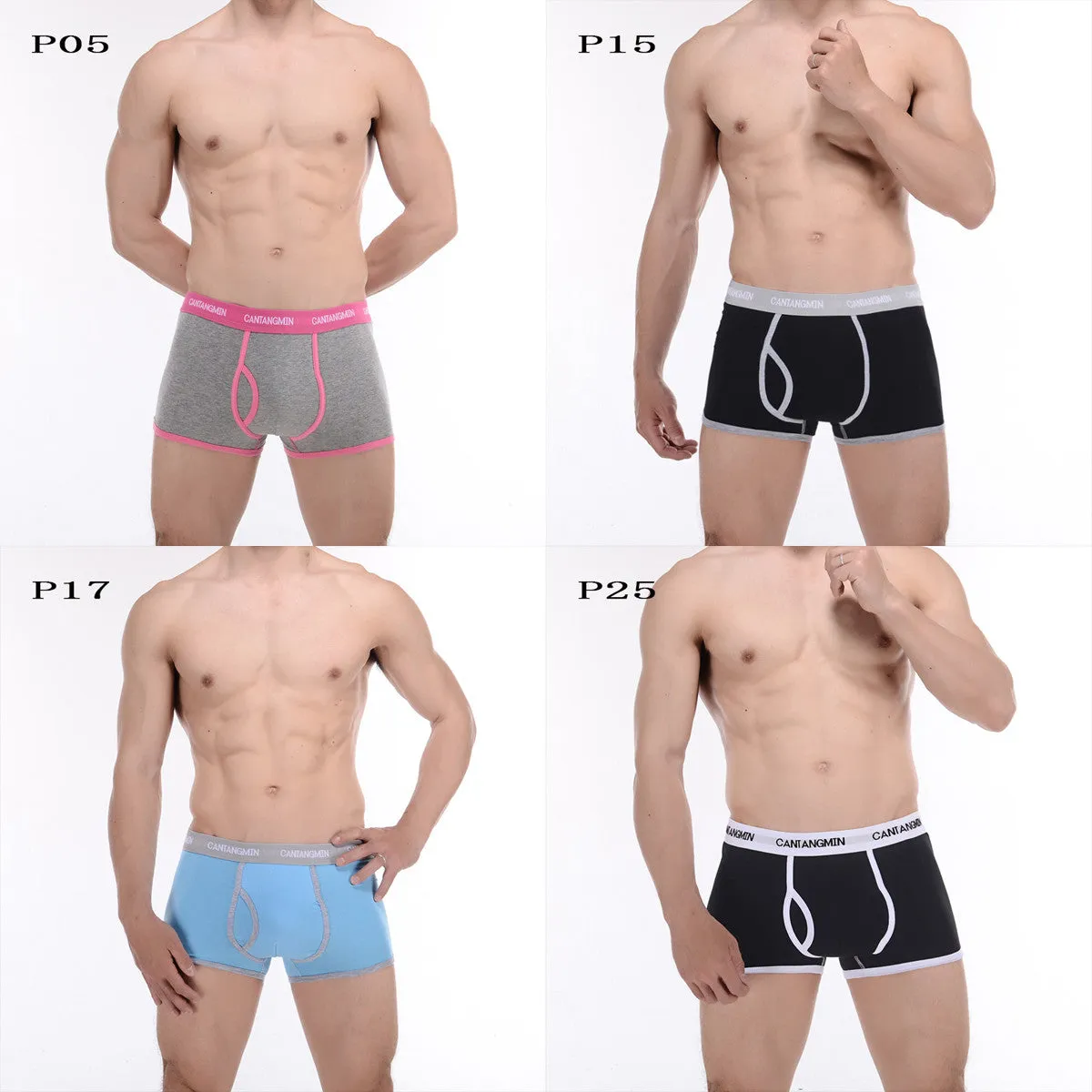 CANTANGMIN Male panties cotton boxers panties comfortable breathable men's panties underwear trunk brand shorts man boxer 365
