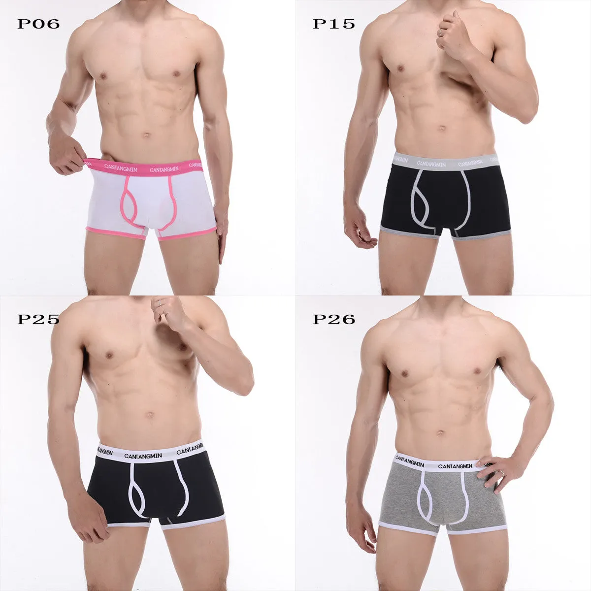 CANTANGMIN Male panties cotton boxers panties comfortable breathable men's panties underwear trunk brand shorts man boxer 365