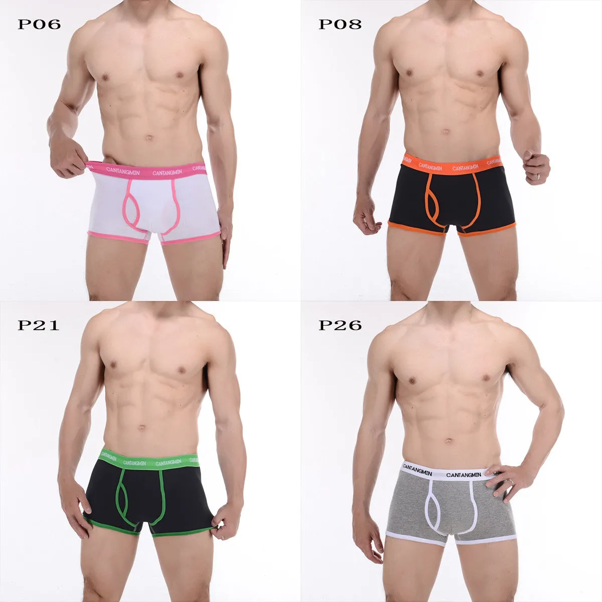 CANTANGMIN Male panties cotton boxers panties comfortable breathable men's panties underwear trunk brand shorts man boxer 365