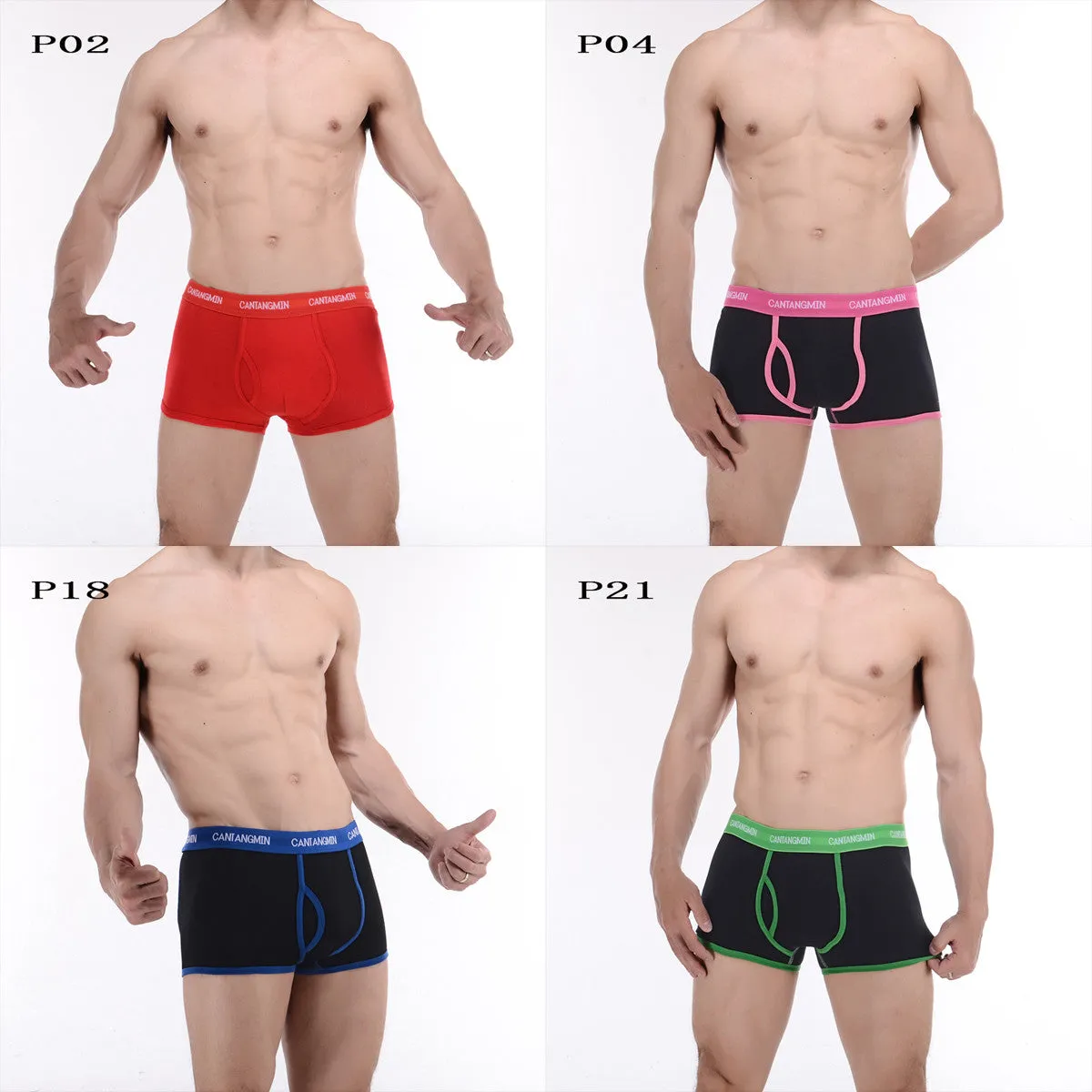 CANTANGMIN Male panties cotton boxers panties comfortable breathable men's panties underwear trunk brand shorts man boxer 365