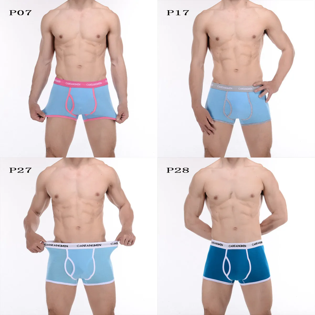 CANTANGMIN Male panties cotton boxers panties comfortable breathable men's panties underwear trunk brand shorts man boxer 365