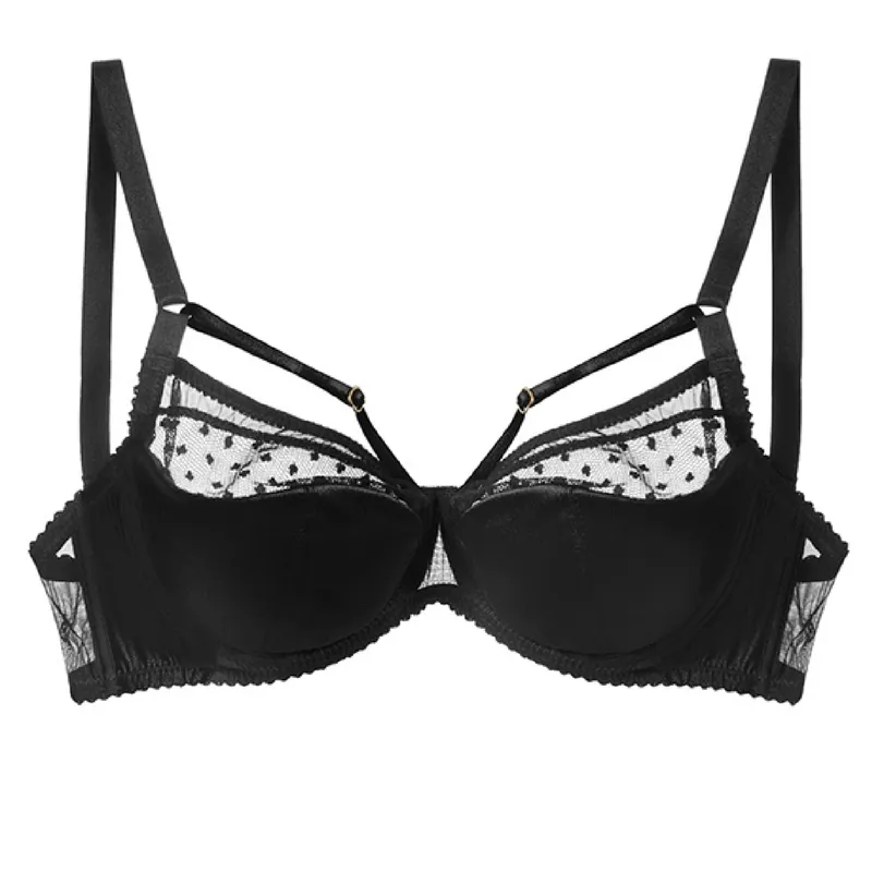 Caprice Revolution Semi-Sheer Strappy Cage Bra