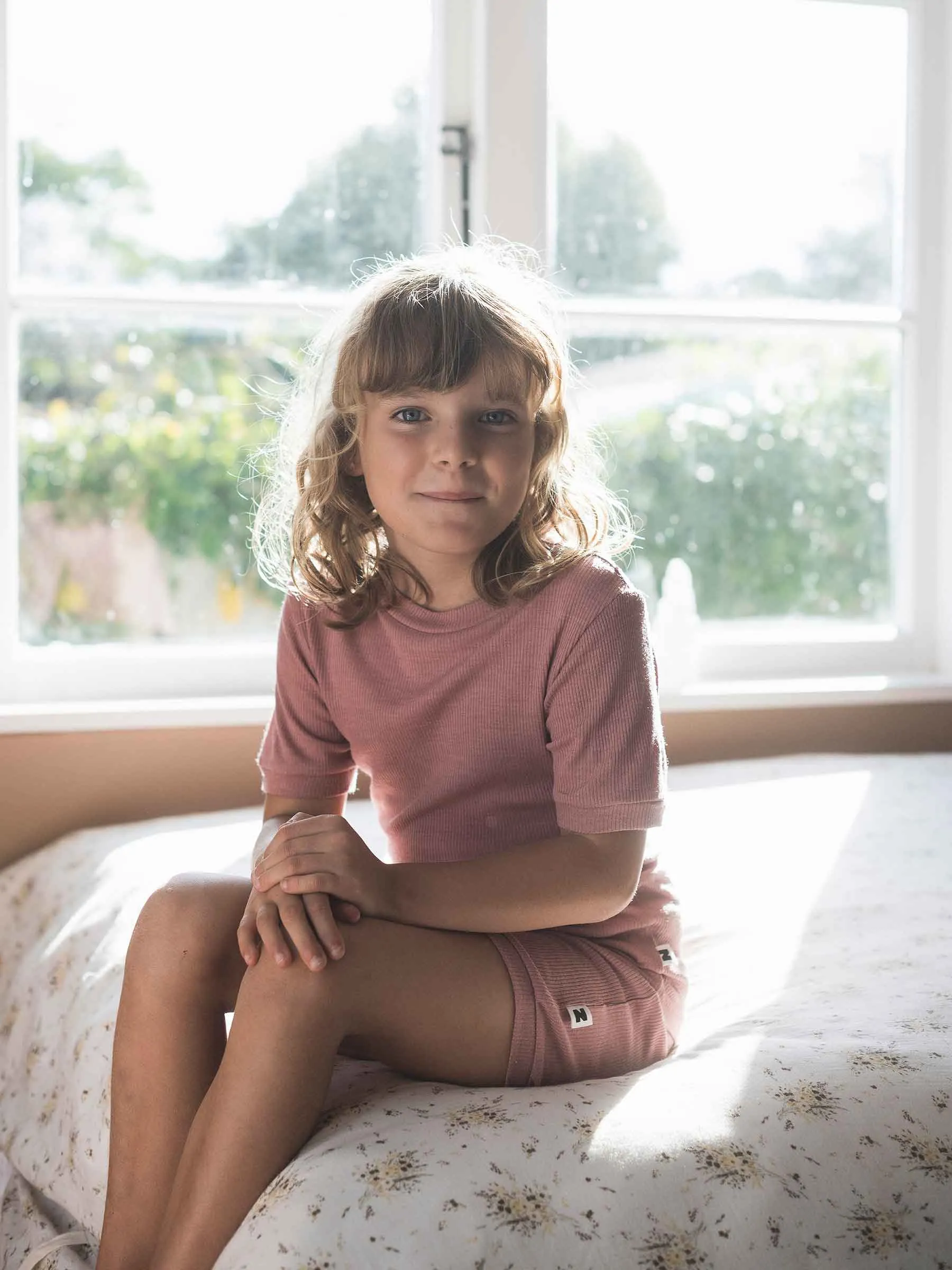 Child MerinoSilk Shortie Pajama Dusk