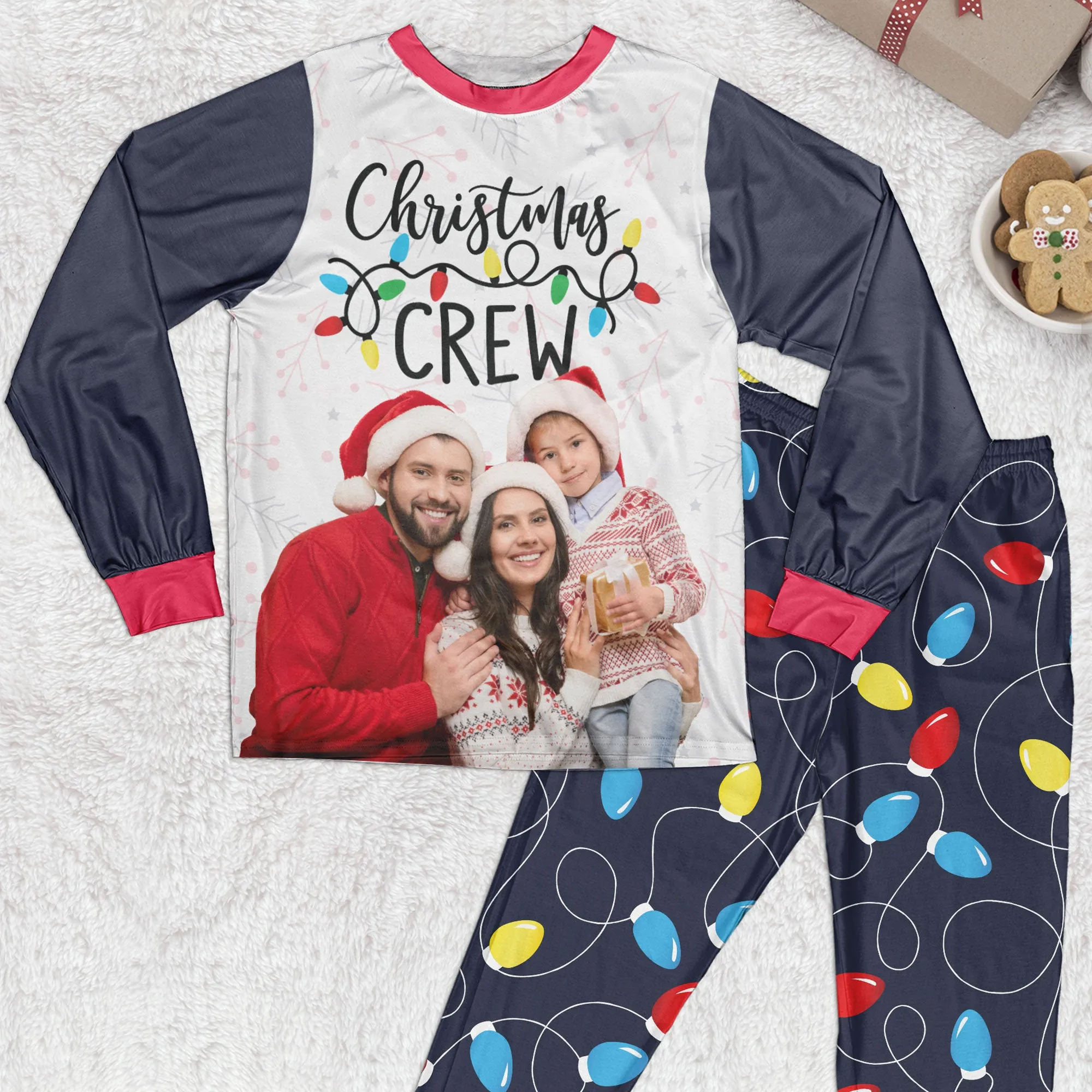 Christmas Crew - Personalized Photo Pajama Set