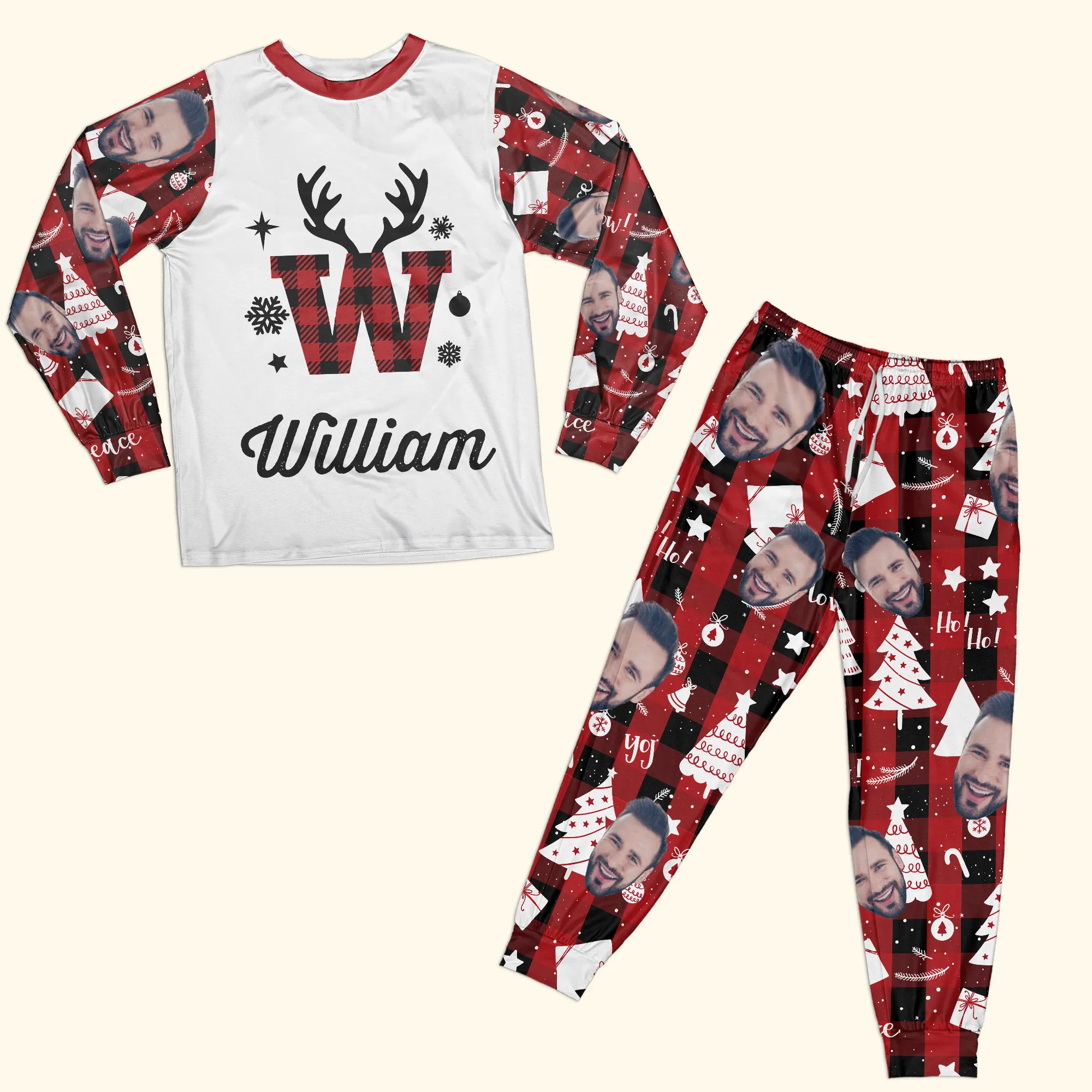 Christmas Pajama For Family - Personalized Photo Pajama Set