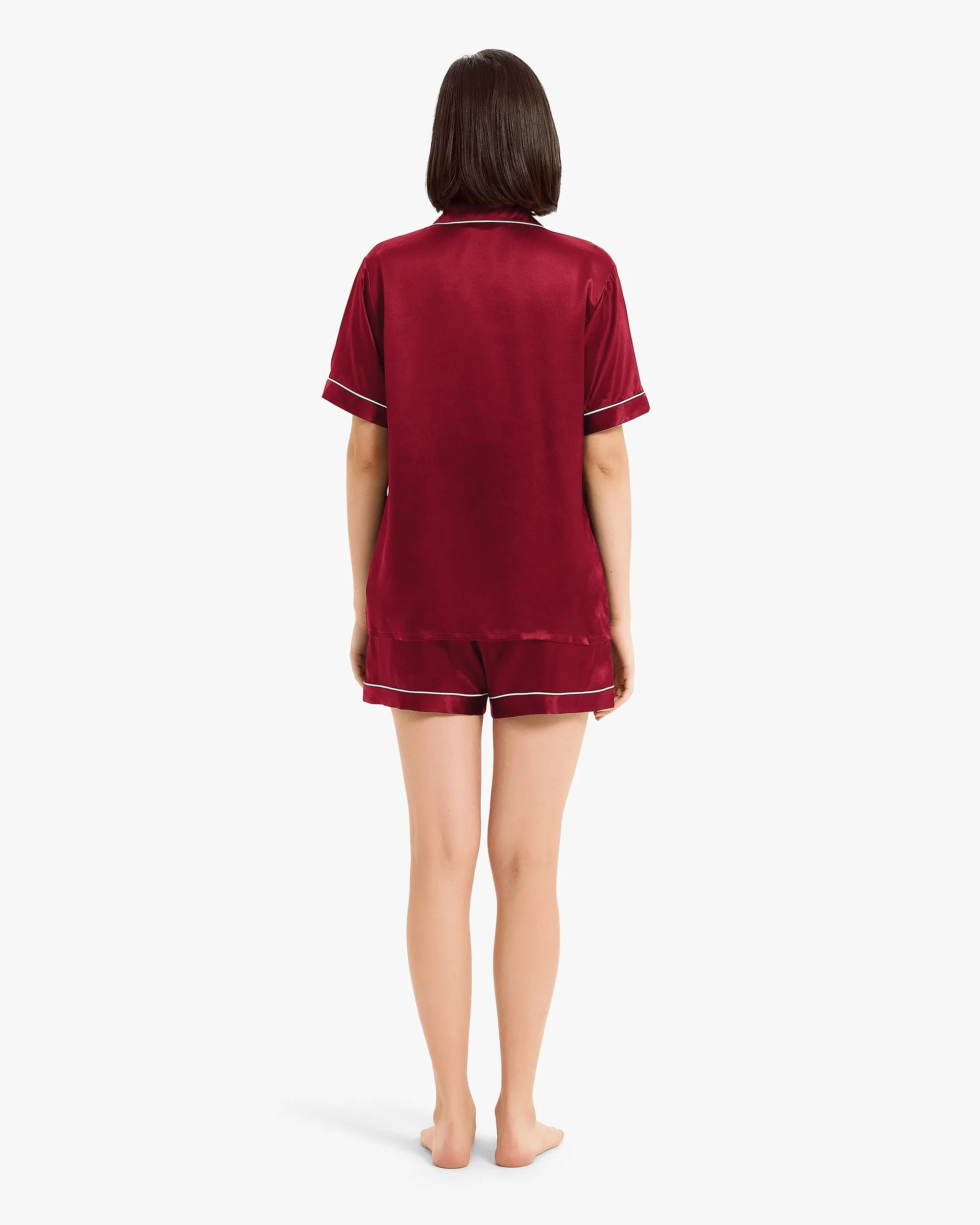 Clearance Elegant Silk Short Pajamas