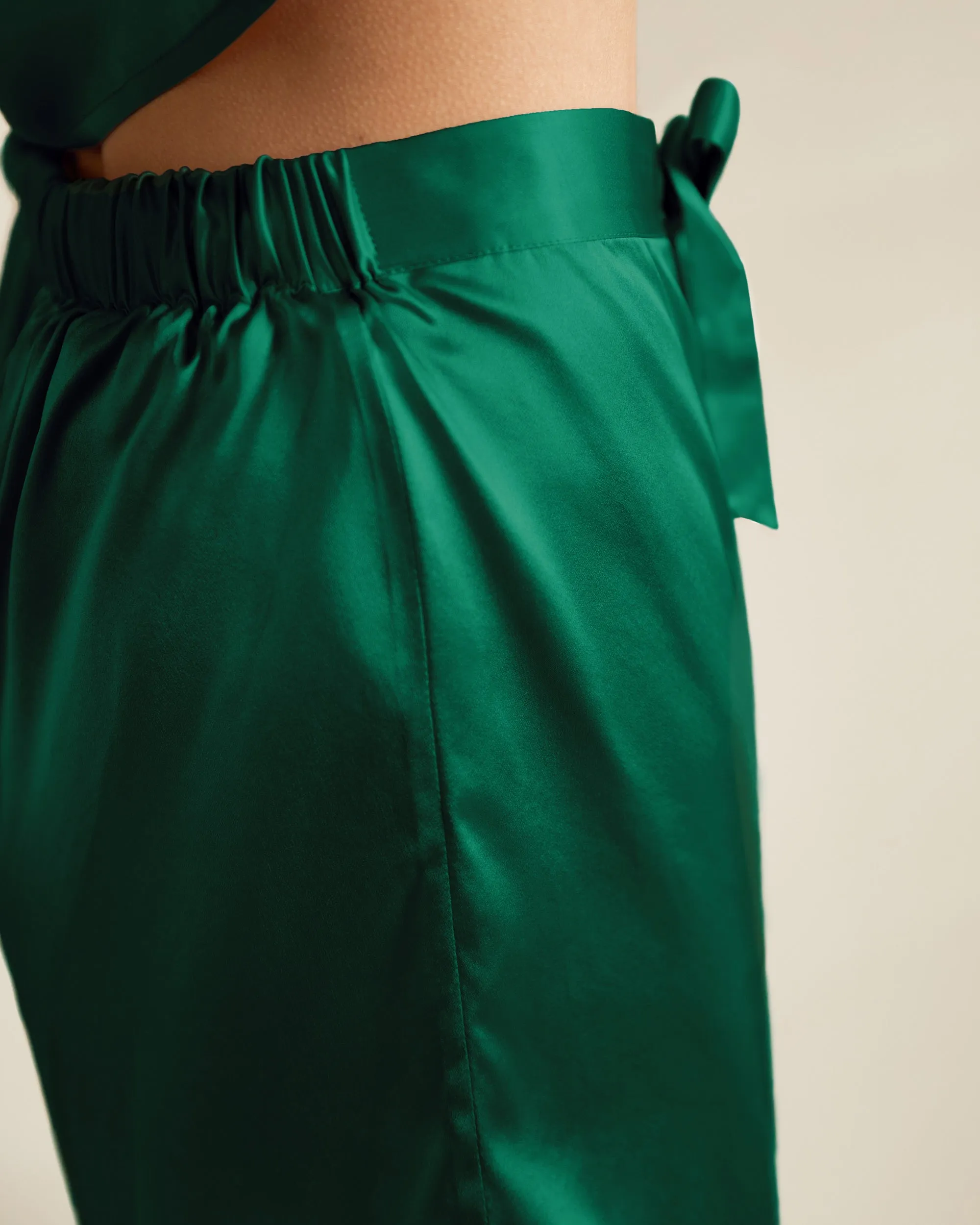 Clearance Elegant Silk Short Pajamas