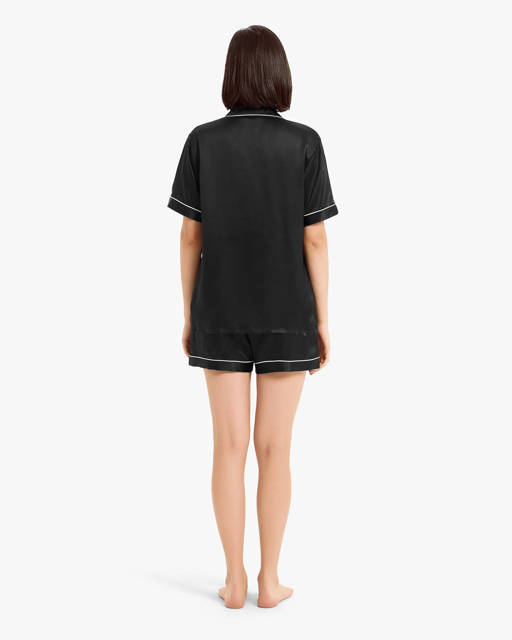 Clearance Elegant Silk Short Pajamas