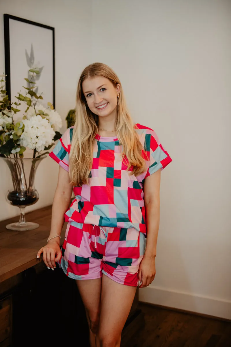 Color Block Loungewear Set