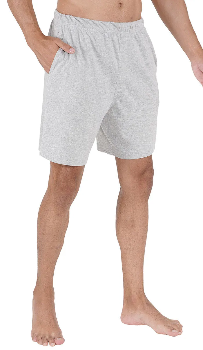 Comfy Vibe | White T-shirt & Grey Shorts | Loungewear Set | 100% Cotton
