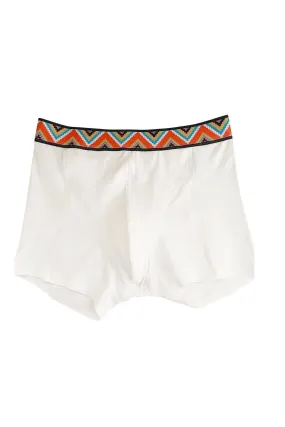 Cotton Boxer Briefs with Afro-Inspired Printed Waistband