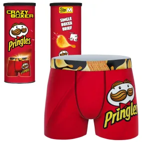 Crazy Boxers Pringles Logo Boxer Briefs in Pringles Can
