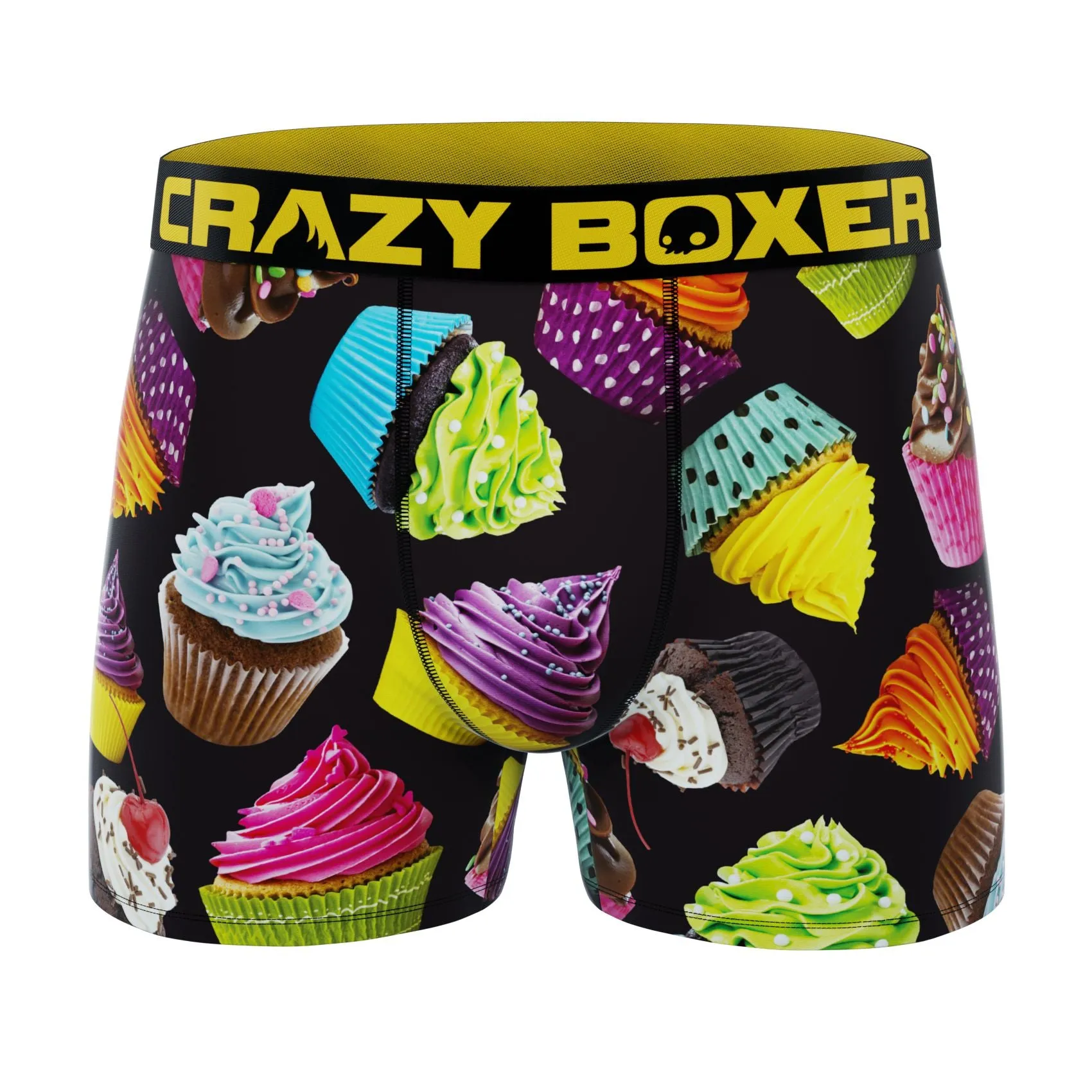 CRAZYBOXER Cupcakes and Cocktails Men's Boxer Briefs (2 Pack)