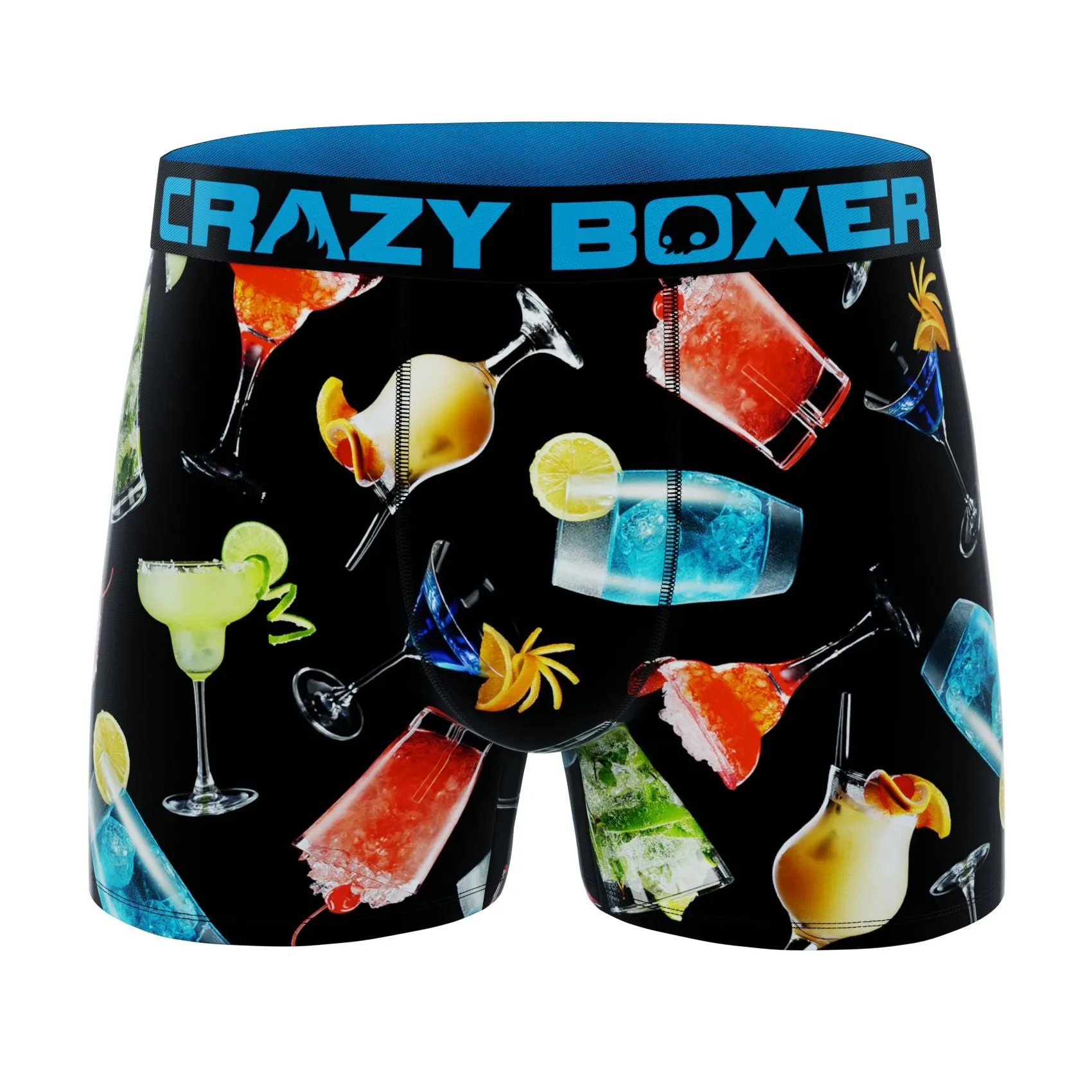 CRAZYBOXER Cupcakes and Cocktails Men's Boxer Briefs (2 Pack)