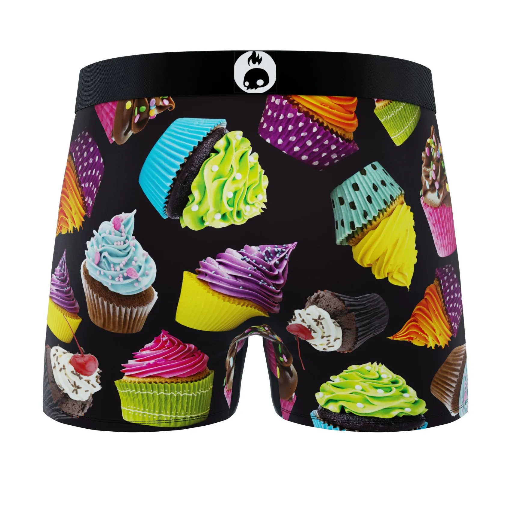 CRAZYBOXER Cupcakes and Cocktails Men's Boxer Briefs (2 Pack)